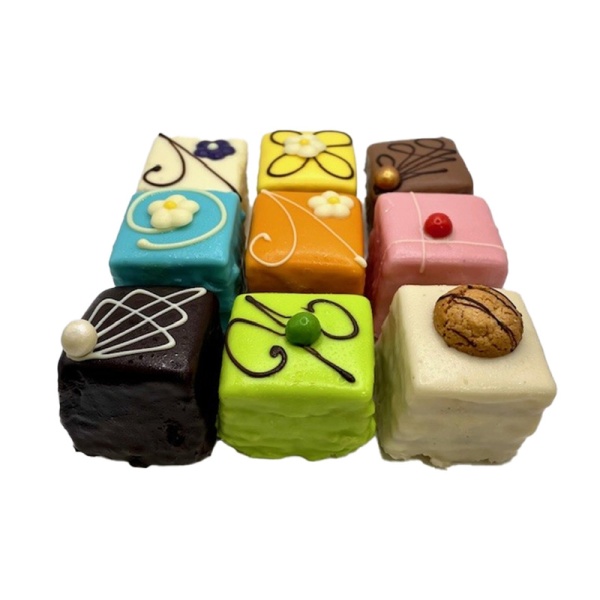 Gesorteerde soiree, vierkant (9 stuks)