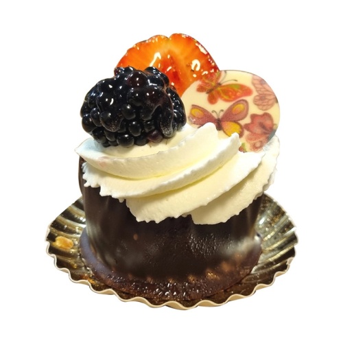 Chocolade bakje slagroom (glutenvrij)