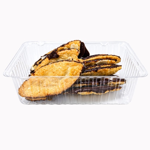 Pak chocolade amandel blaadjes (95 gram)