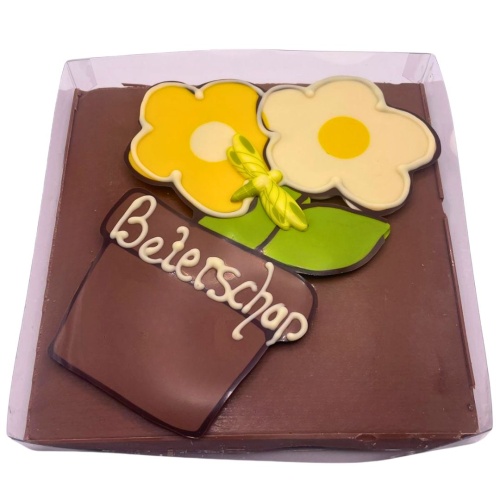 Chocolade bloempot melk (beterschap)