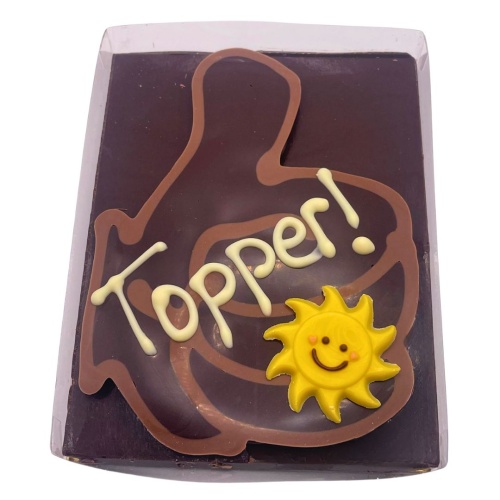Chocolade duim puur (topper)