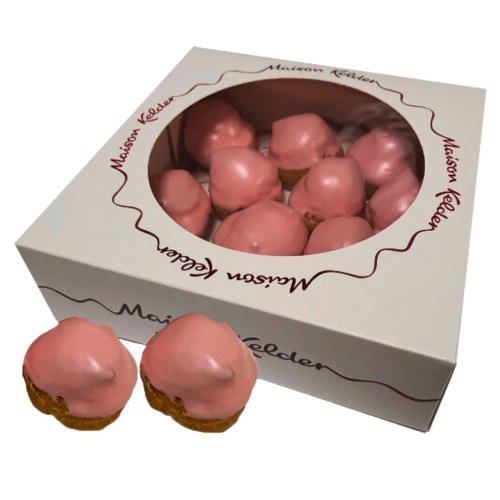 Valentijn slagroomsoesjes (12 stuks)