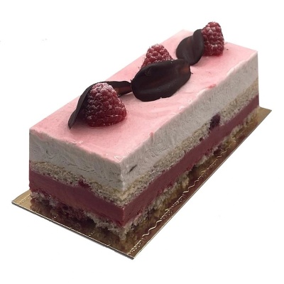 Tonkabonen framboos schnitte (vegan)