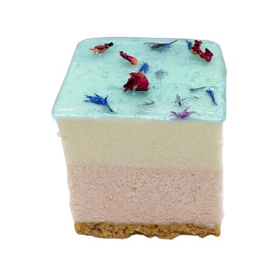 Kwark gebak met korenbloesem (suikerarm)