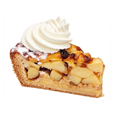 Appelpunt met slagroom