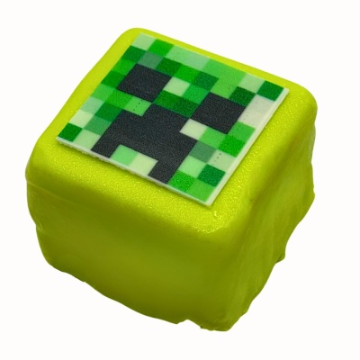 Minecraft soiree, vierkant (groen)