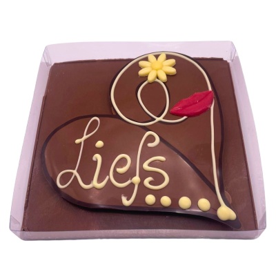 Chocolade hart melk (liefs)