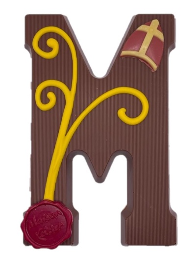 Gegoten chocoladeletter melk (200 gram)