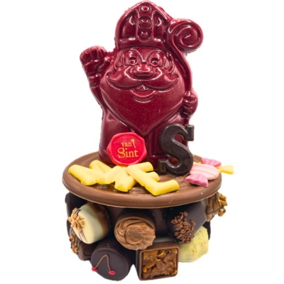 Chocolade sinterklaas met bonbons