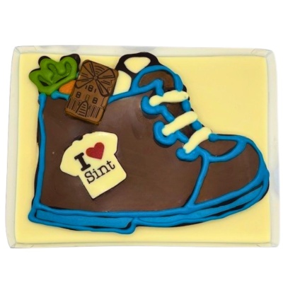 Chocolade schoen wit