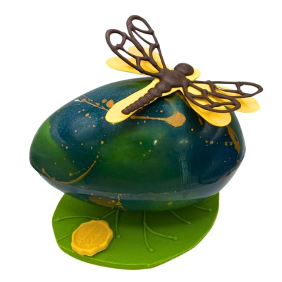 Chocolade Paasei libelle (puur)
