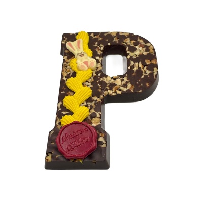 Chocolade Paasletter (puur)