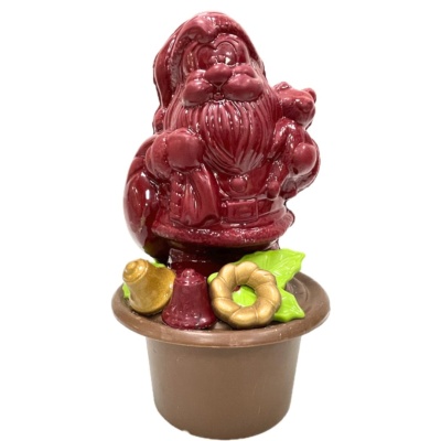 Chocolade kerstman staand