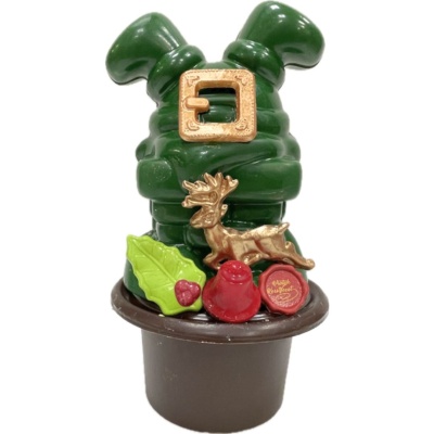 Chocolade kerstman met gesp