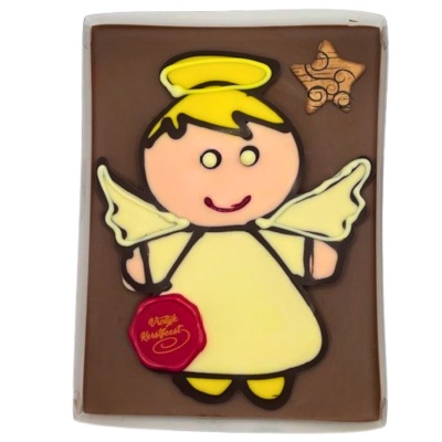 Chocolade kerstengel melk
