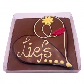 Chocolade hart melk (liefs)