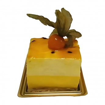 Passie mango dessert gebak (suikerarm)