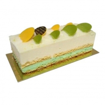 Limoen kwark schnitte