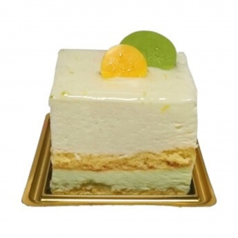 Limoen kwark dessert gebak